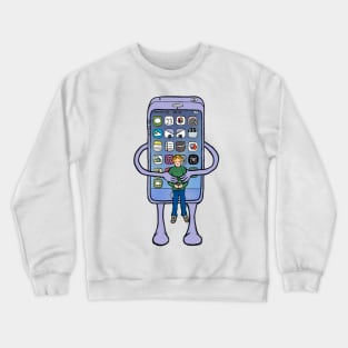 Cellular vs. Human Crewneck Sweatshirt